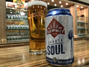 Dakota Soul Craft Lager can & pour shot