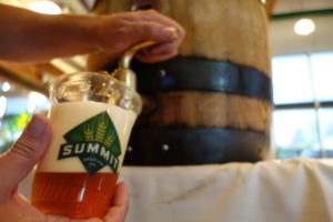 Tapping of fass keg for Fass Friday