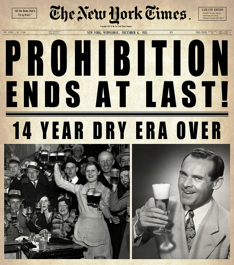 Day 1 of our prohibition repeal party!!🖤 come in and have a drink