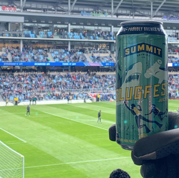 Summit Slugfest Juicy IPA at Allianz Field