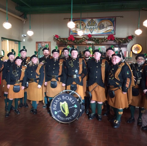 Brian Boru Irish Pipe Band at Summit Brewing Co. 