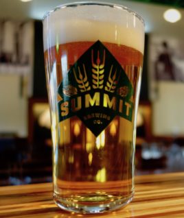 Summit Beer in Pint Glass