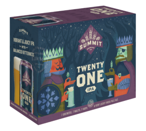 Summit Twenty-One IPA 12pk can wrap