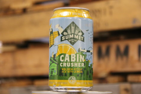 Summit Cabin Crusher Kolsch-Style Ale with Lemon Can