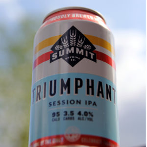 12oz can of Summit Triumphant Session IPA