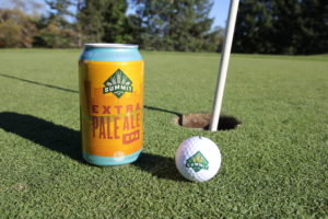 Summit Extra Pale Ale on Golf Course for Father's Day
