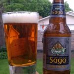 Old Saga IPA Bottle Packaging and Pour Shot