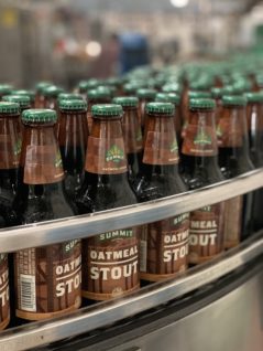 Oatmeal Stout bottles on line for first time