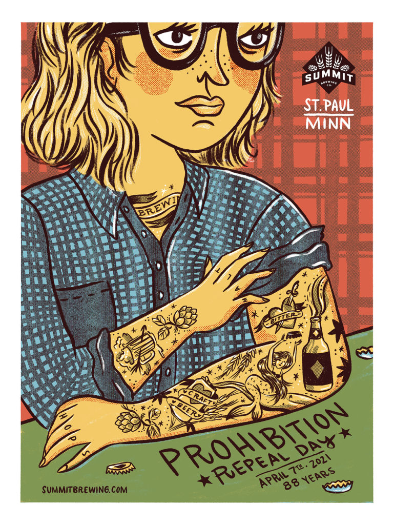 Summit Repeal of Prohibition Day Poster by Jill Kittock
