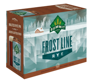 Summit Frost Line Rye IPA 12pk Can Carton