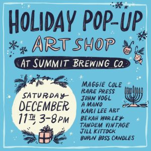 Summit Brewing Co. Holiday Pop-Up Art Shop