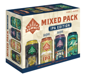 Summit Mixed Pack IPA Edition with Summit Elderflower and Summit Twenty-One IPA