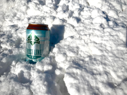 Frost Line Rye IPA 12oz Can in Snow