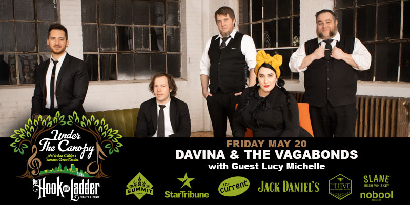 Davina & The Vagabonds Under the Canopy at Hook and Ladder Theater & Lounge