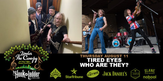 Hook and Ladder Theater and Lounge features Tired Eyes/Who Are They for Under the Canopy concert series