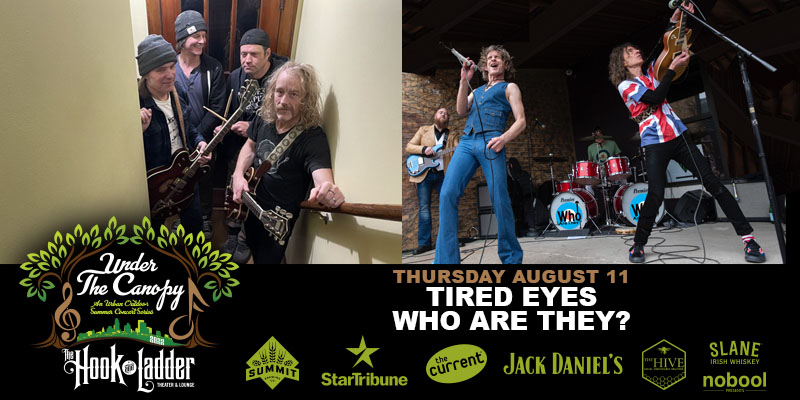 Hook and Ladder Theater and Lounge features Tired Eyes/Who Are They for Under the Canopy concert series